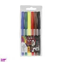 ماژیک نقاشی کالرفایبر مدل B20 بسته 6 عددی