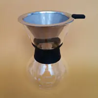 کمکس 600 میل فیلتر دار یقه چرمی کافه