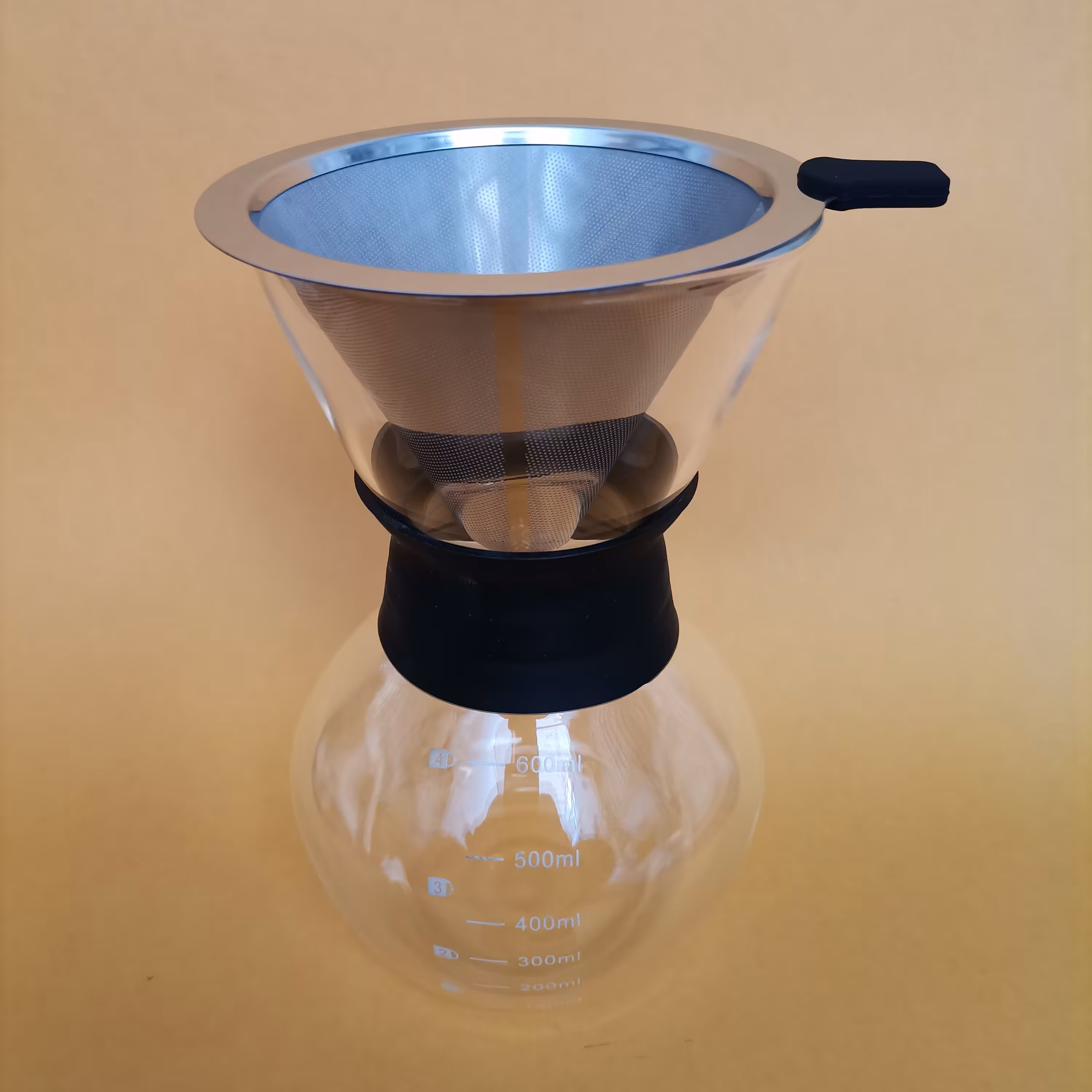 کمکس 600 میل فیلتر دار یقه چرمی کافه