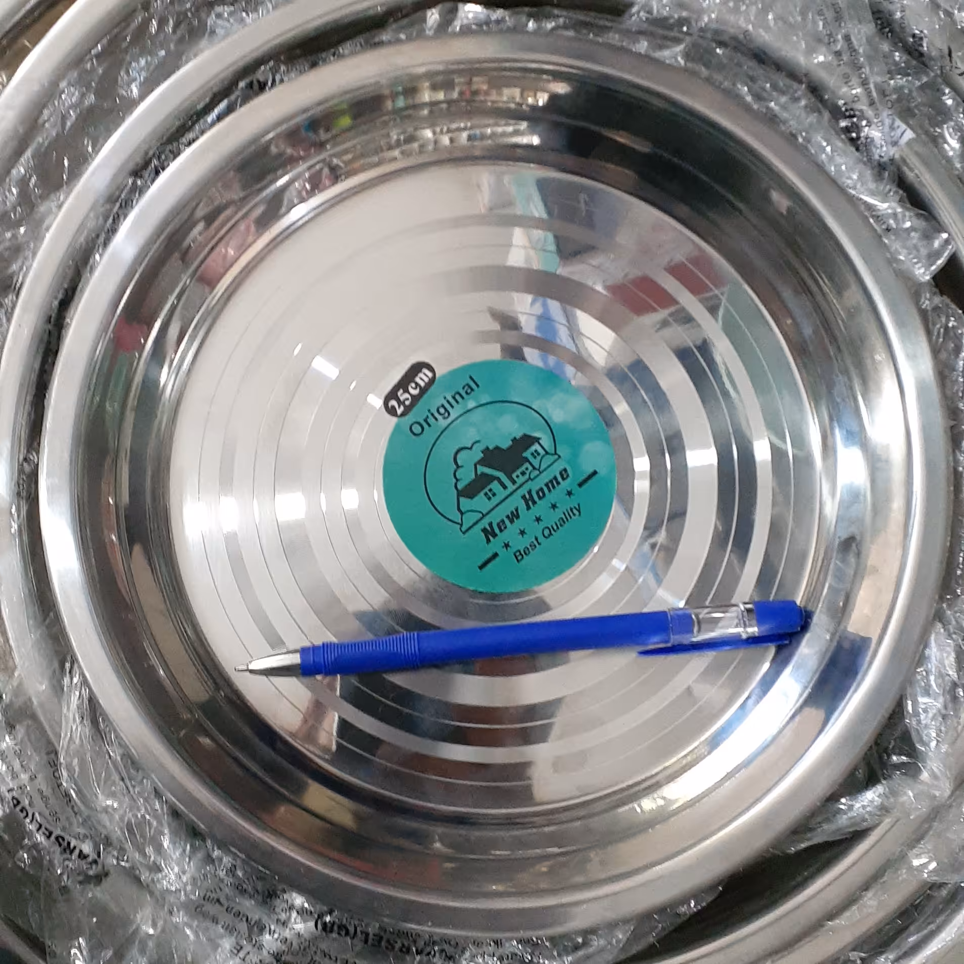 سینی استیل هندی(اصلی) سایز25