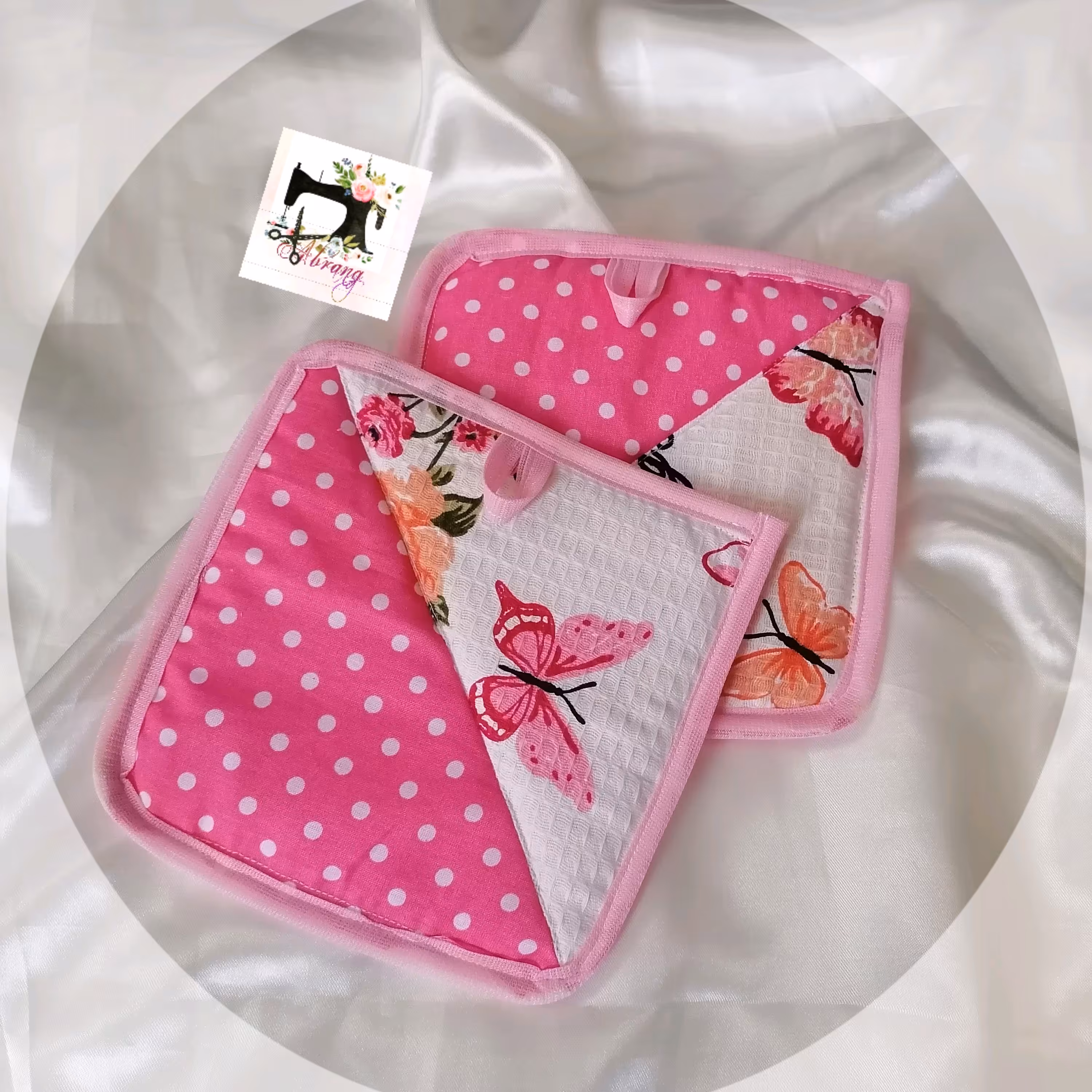 دستگیره آشپزخانه نسوز سه لایه مدل پروانه