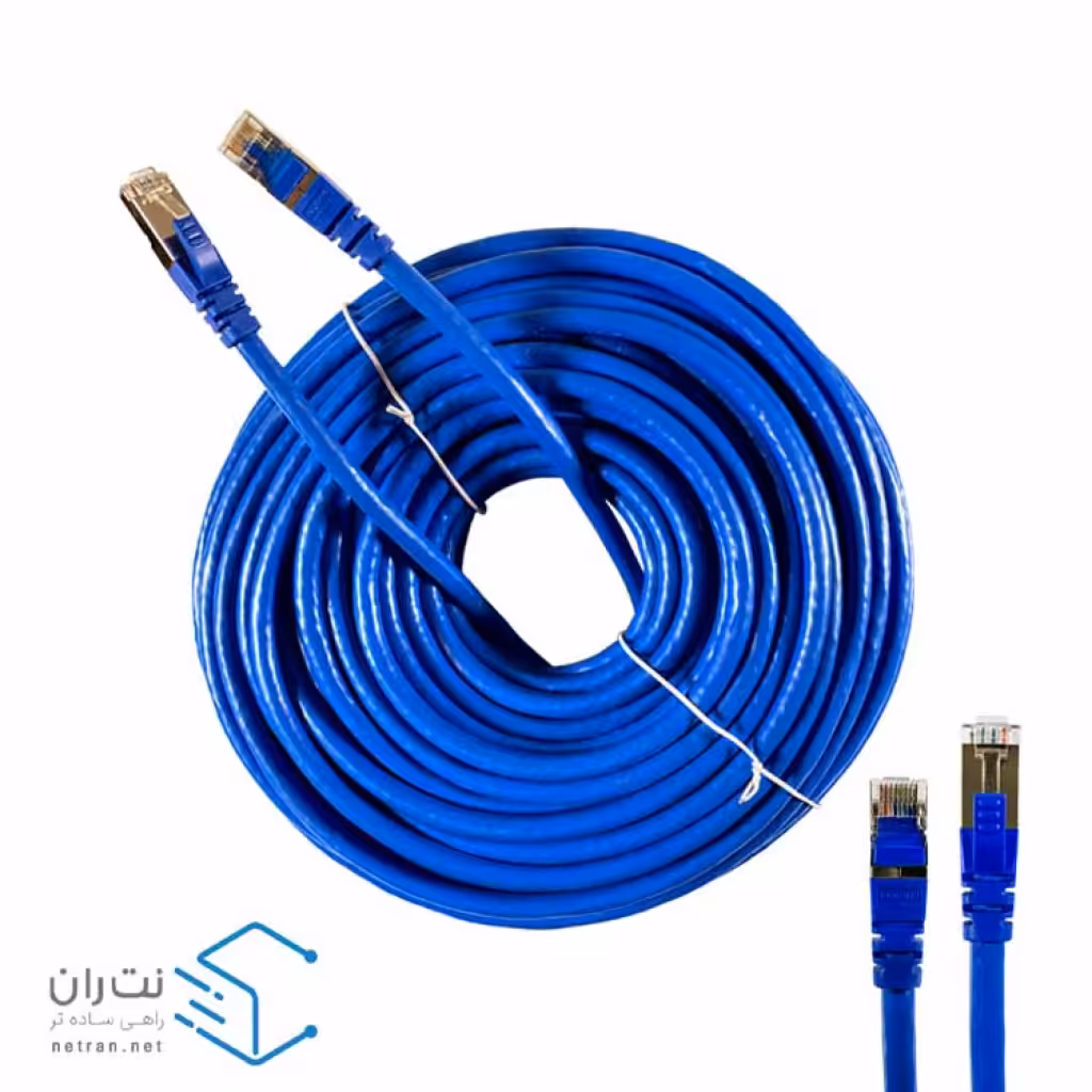 قیمت و خرید پچ کورد لگراند Cat6 SFTP با روکش PVC رنگ آبی 30 متری | نت ران