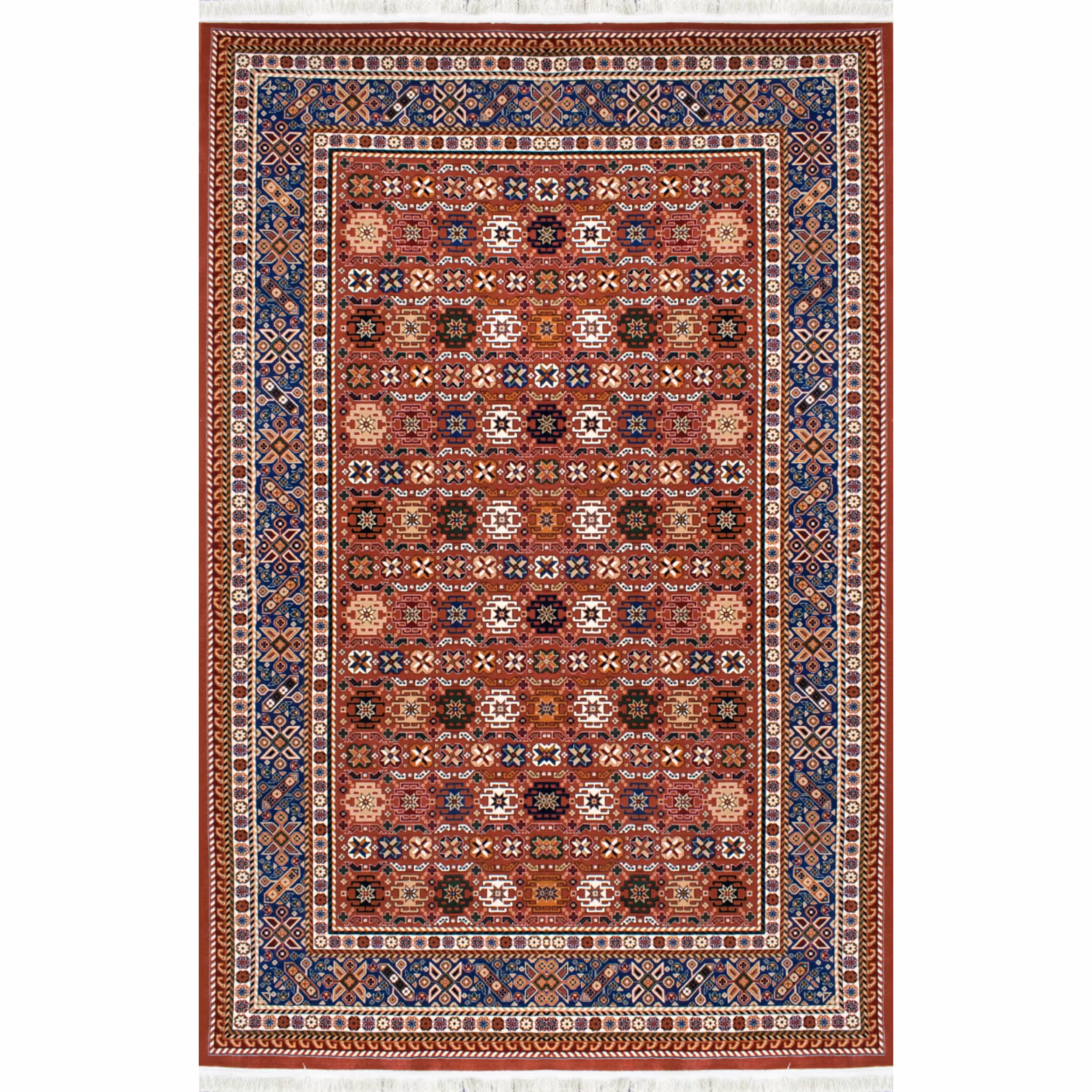 گبه ماشینی افرند زمینه گلبهی کد 727 (شش متری)