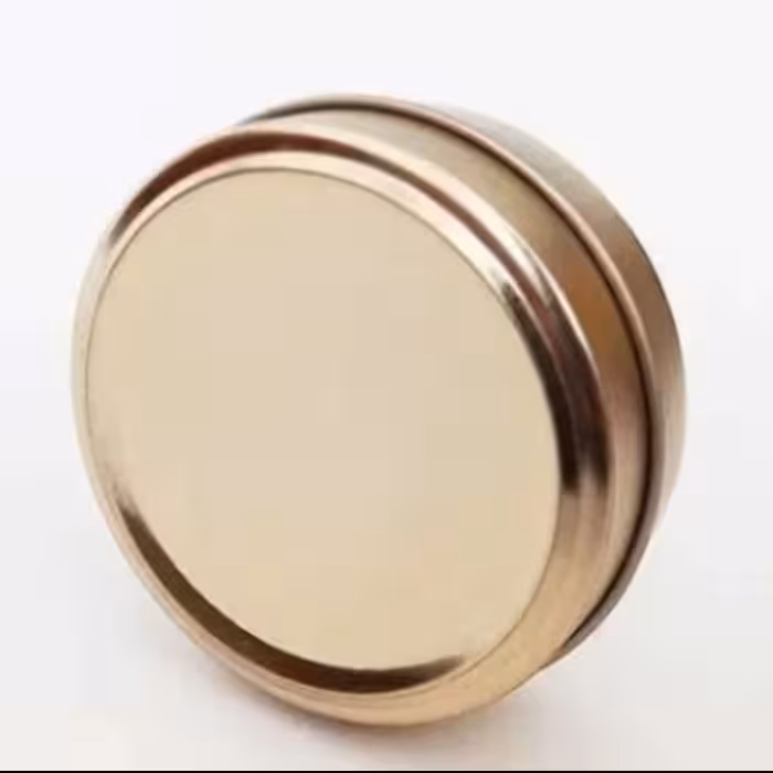 قوطی فلزی 6.5 سانتی ظرف فلزی درجه یک با ارتفاع 2.5سانتی