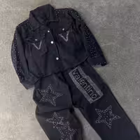 ست جین کت و شلوار جین 