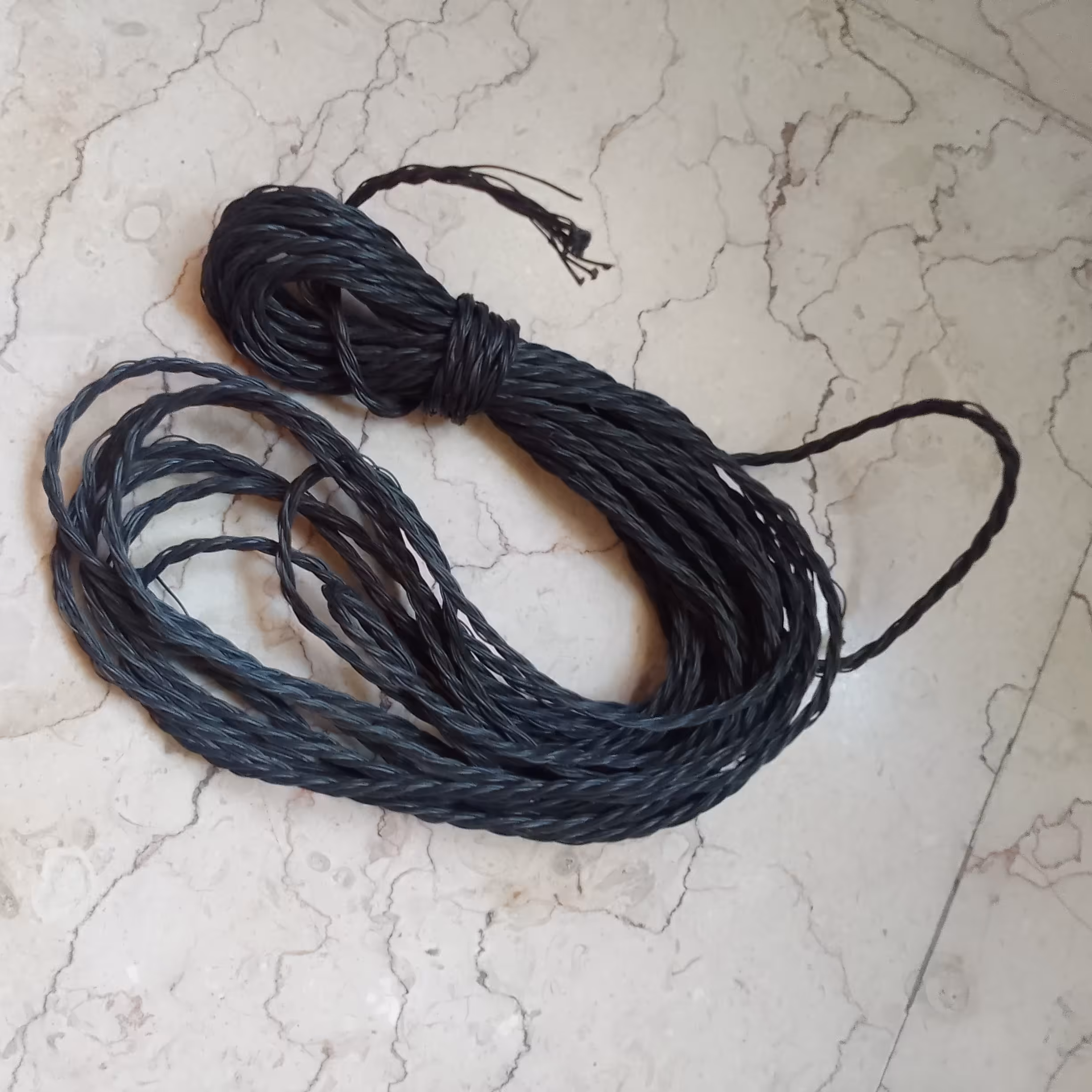 بند لباس طناب مشکی رخت لباس 7مترونیم