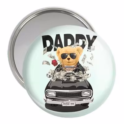 آینه جیبی خندالو مدل تدی Teddy کد 26172