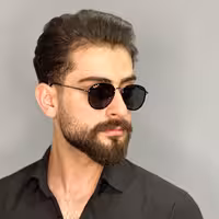 عینک آفتابی مردانه اورجینال مشکی ری بن چندضلعی پلاریزه