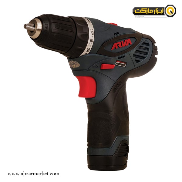 دریل شارژی چکشی آروا لیتیوم 12 ولت مدل 5850