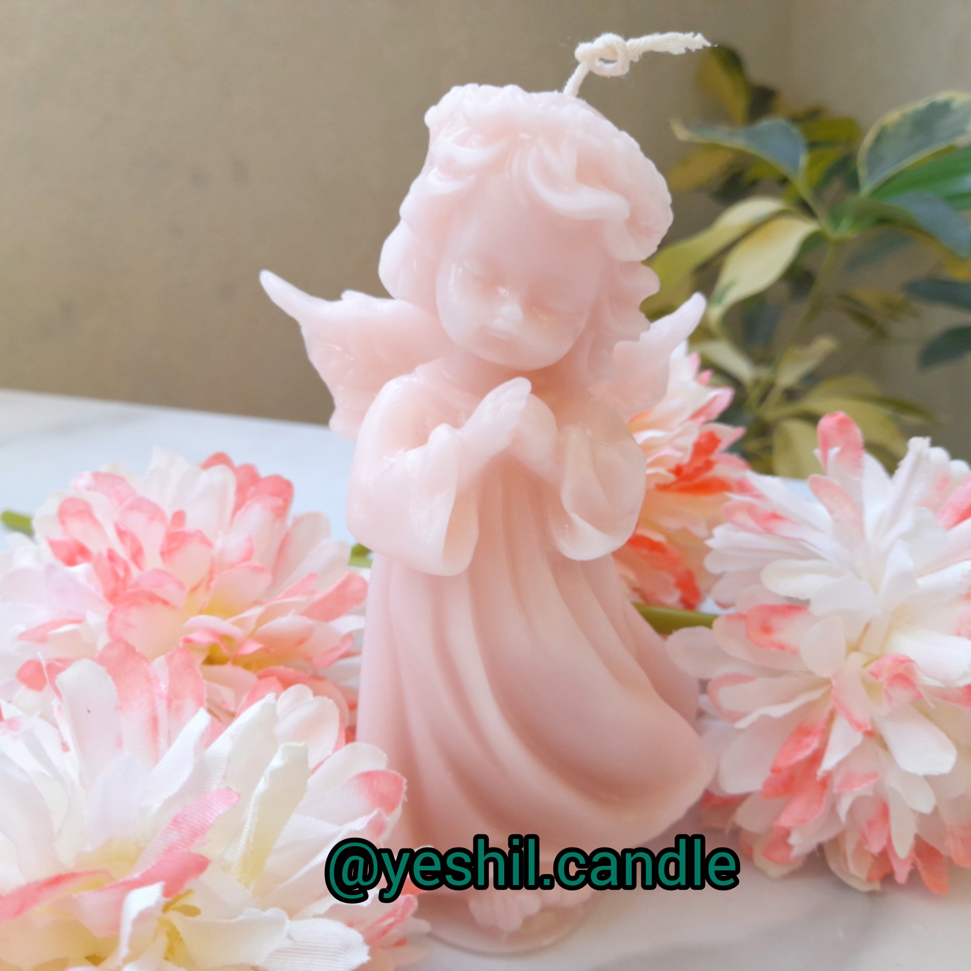 فرشته دعاگورنگ بندی به دلخواه مشتری ارتفاع 12سانت وزن 15 گرم