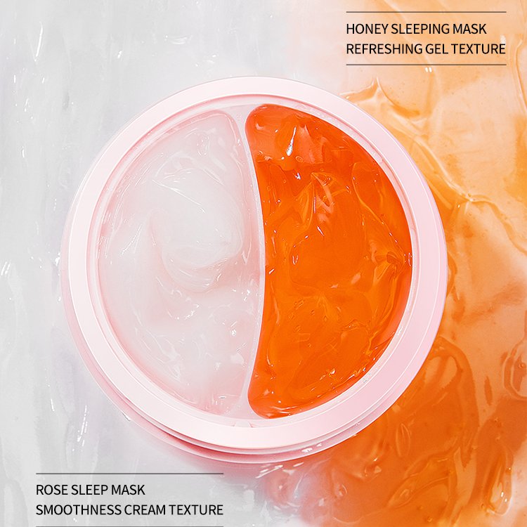 ماسک خواب دو قلو گل رز و عسل کلاژن بوتکس(آبرسان قوی،جوانساز)