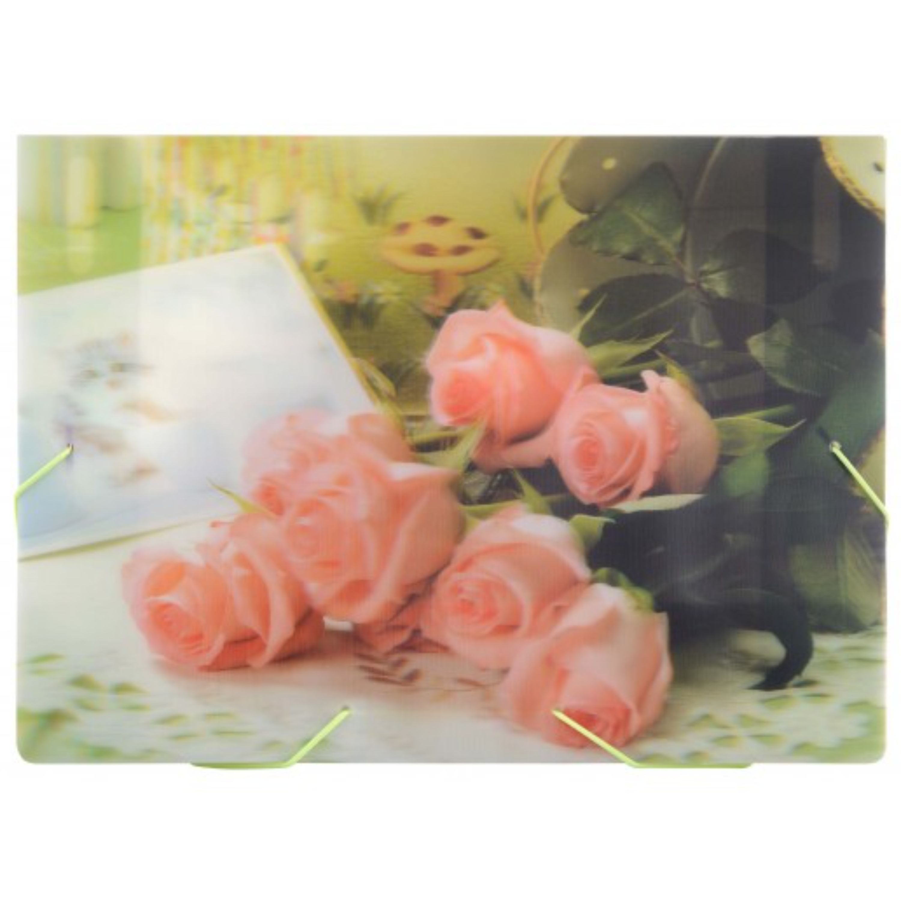 کیف مدارک کش دار طرح دار پاپکو کد S501-3F طرح 2