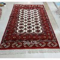 فرش دستبافت 3متری ر شهری  جفت و تک گل ابریشم 