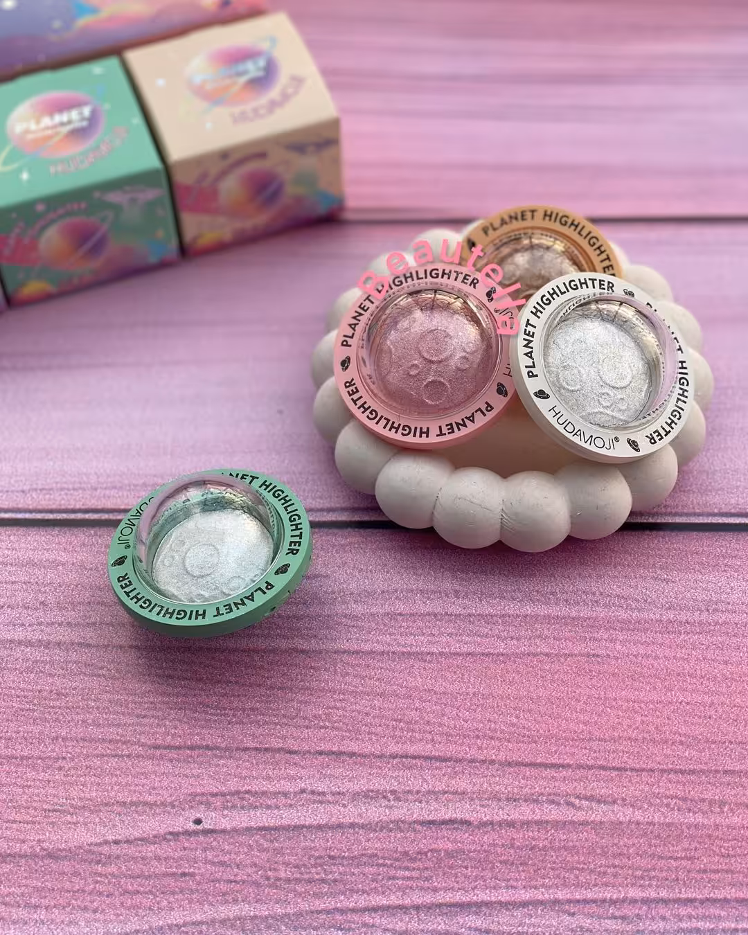 هایلایتر فضایی طرح شیگلم هدی موجی | بیوتلا