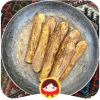 کدو سرخ شده  900 گرمی در ظرف در دار 