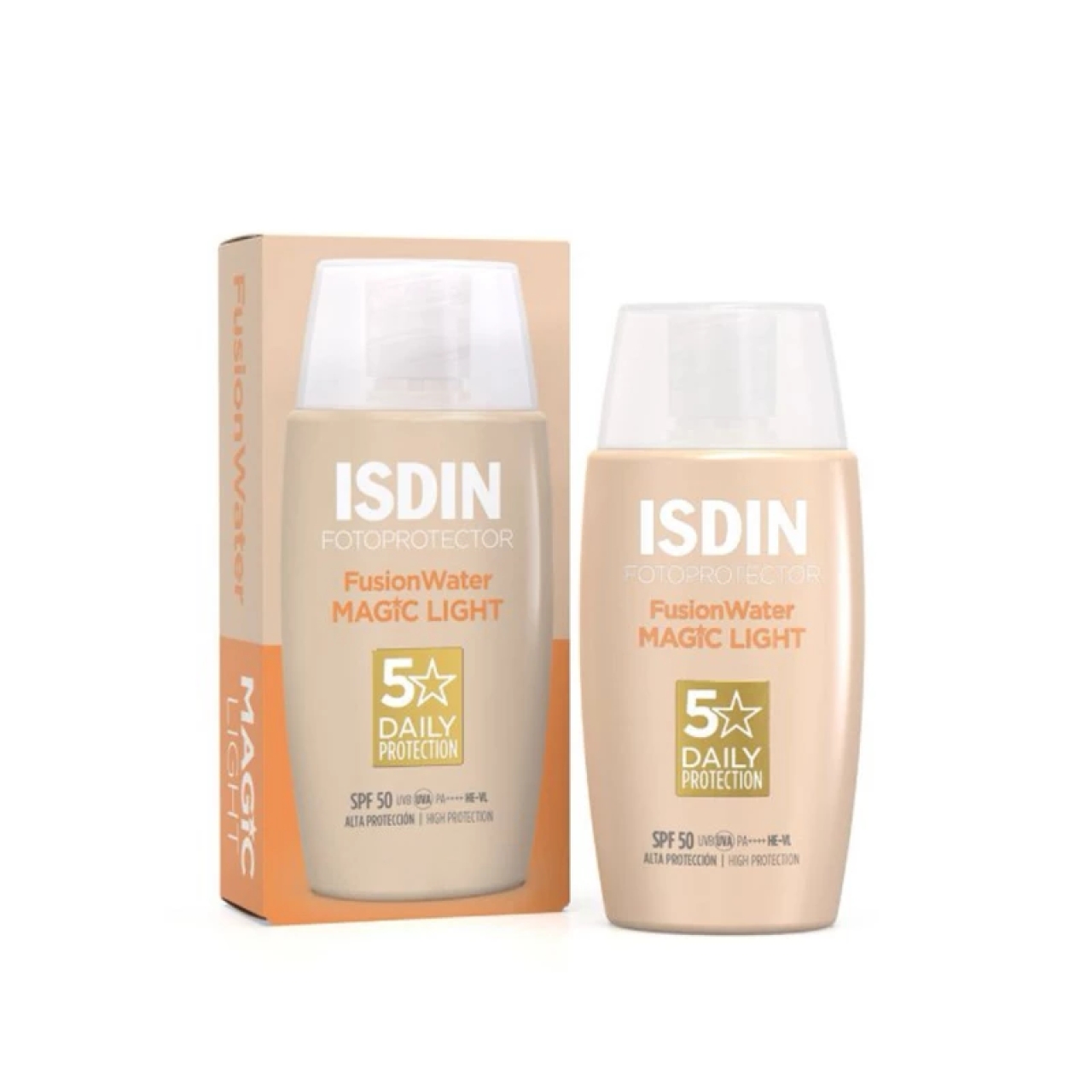 کرم ضد آفتاب رنگی ایزدین SPF 50 مدل magic مناسب انواع پوست حجم 50 میلیلیتر
