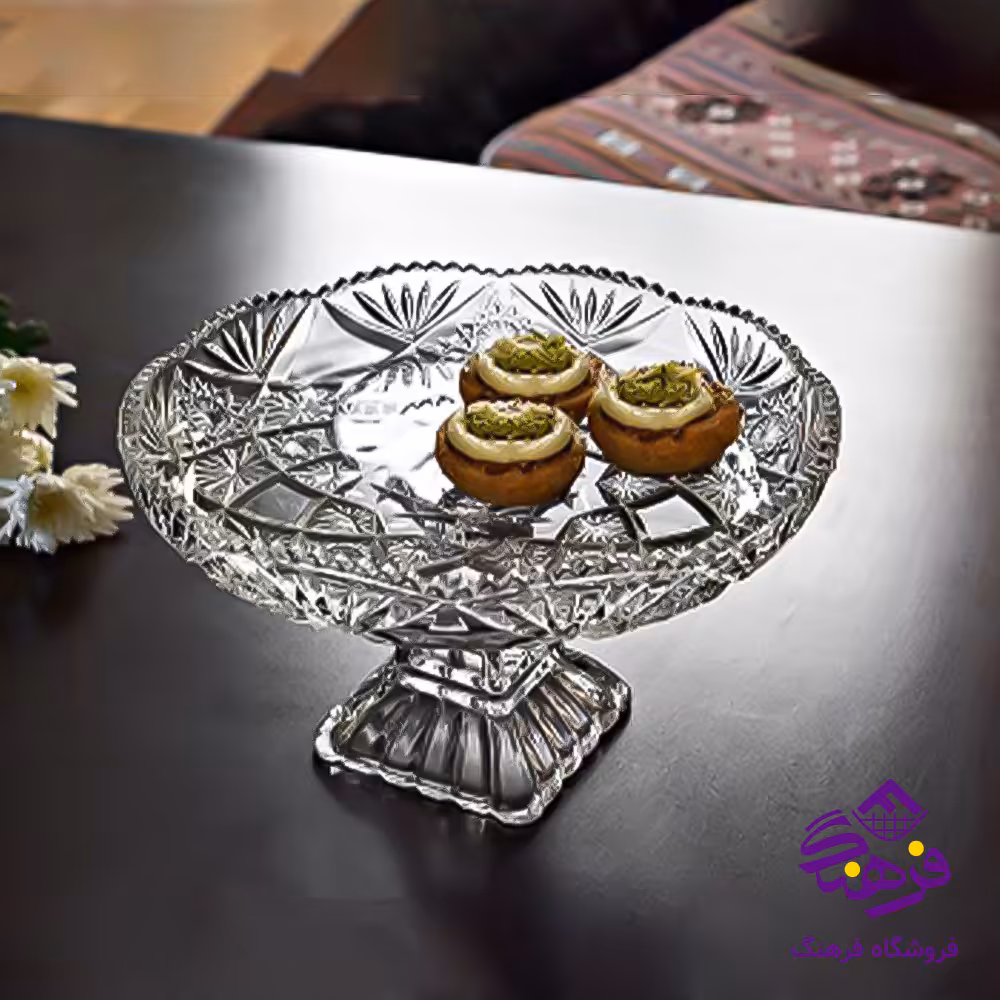 قاب شیرینی لاروس پایه دار کادو کاوه (2دک)