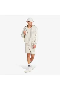 شورت ورزشی نود مردانه ملزومات مجرد خطی های بژ adidas