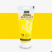 رنگ اکریلیک Studio پ ب او LIGHT AZO YELLOW حجم 100 میل کد 13