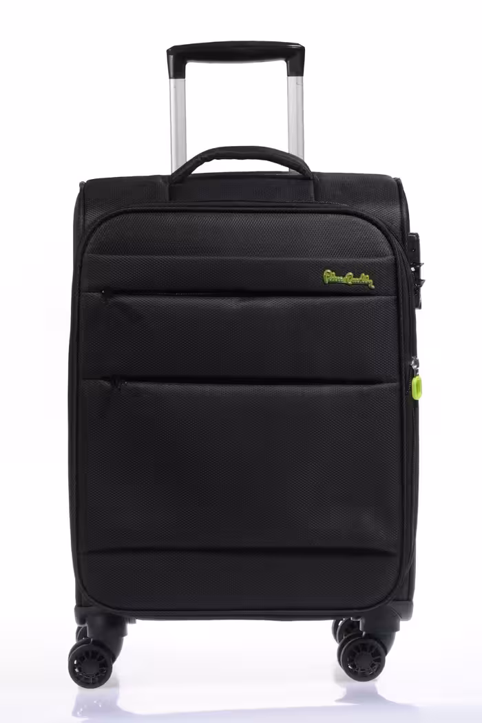 چمدان و ساک مشکی مردانه زنانه سیاه اندازه کابین یونیسکس Pierre Cardin