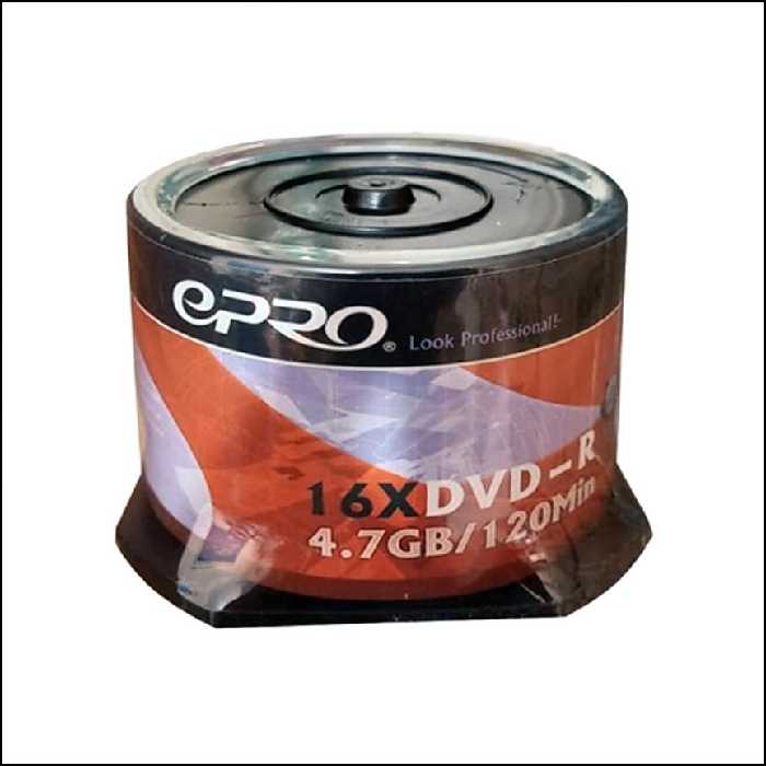 دی وی دی DVD  اپرو بسته  50 عددی