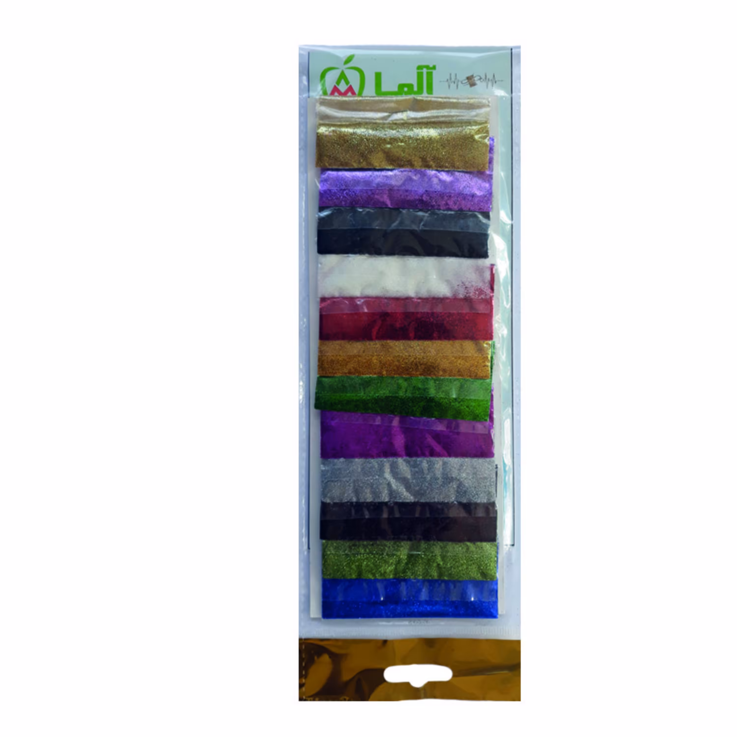 پودر اکلیل هنری آلما در 12 رنگ بسیار متنوع