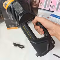 چراغ دستی فوق العاده پرنور دو کاره مدل w5161-2 شارژ سولار خورشیدی Solar light و پاوربانک در فروشگاه قشمی شاپ Qeshmishop