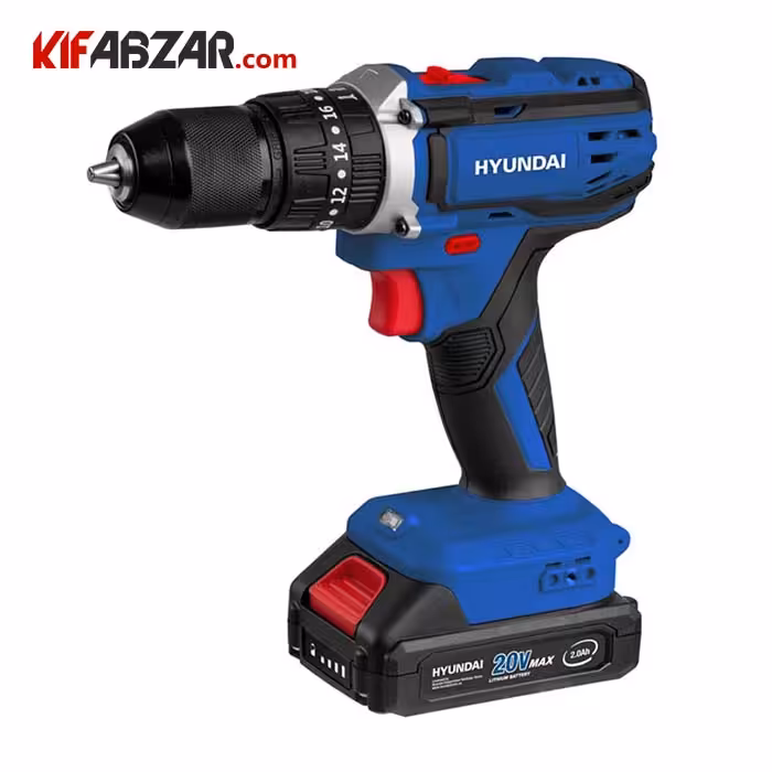 دریل شارژی 20 ولت هیوندای مدل HP 420