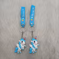 جا کلیدی طرح یونیکورن جنس سیلیکونی.بسیار با کیفیت.رنگ آبی.ارسال سریع.بسته بندی شیک.اشانتیون