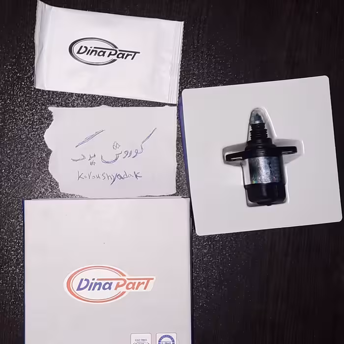 استپر موتور پراید و پیکان تیبا  تیبا2 وانت آریسان وانت باردو پژو 206 مدل بالا 92دیناپارت بدنه فلزی ساخت کره جنوبی 