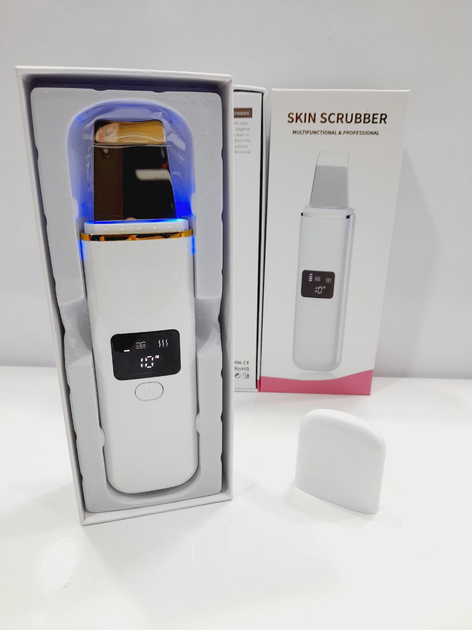 دستگاه اتو صورت درما اف اولتراسونیک skin scrubber 500mah
