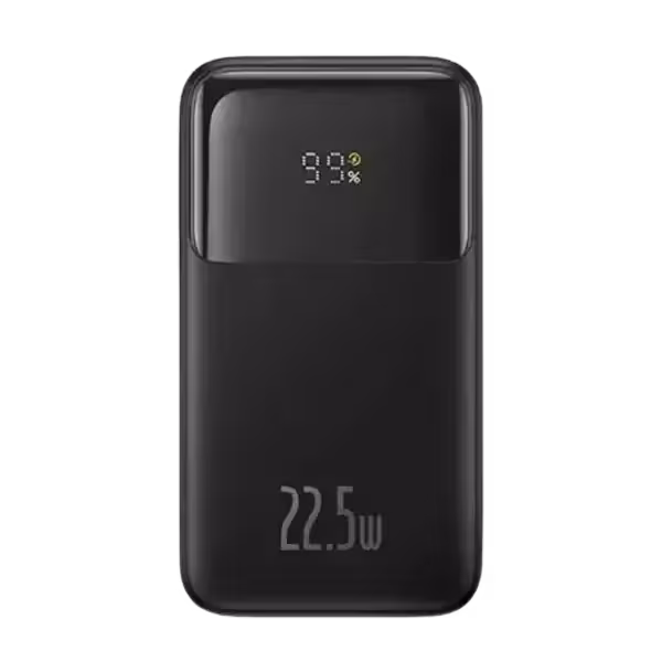 پاور بانک بیسوس 22.5 واتی مدل Baseus Comet PPMD020001 با کابل Type-C و Lightning ظرفیت 10000 میلی آمپر ساعت