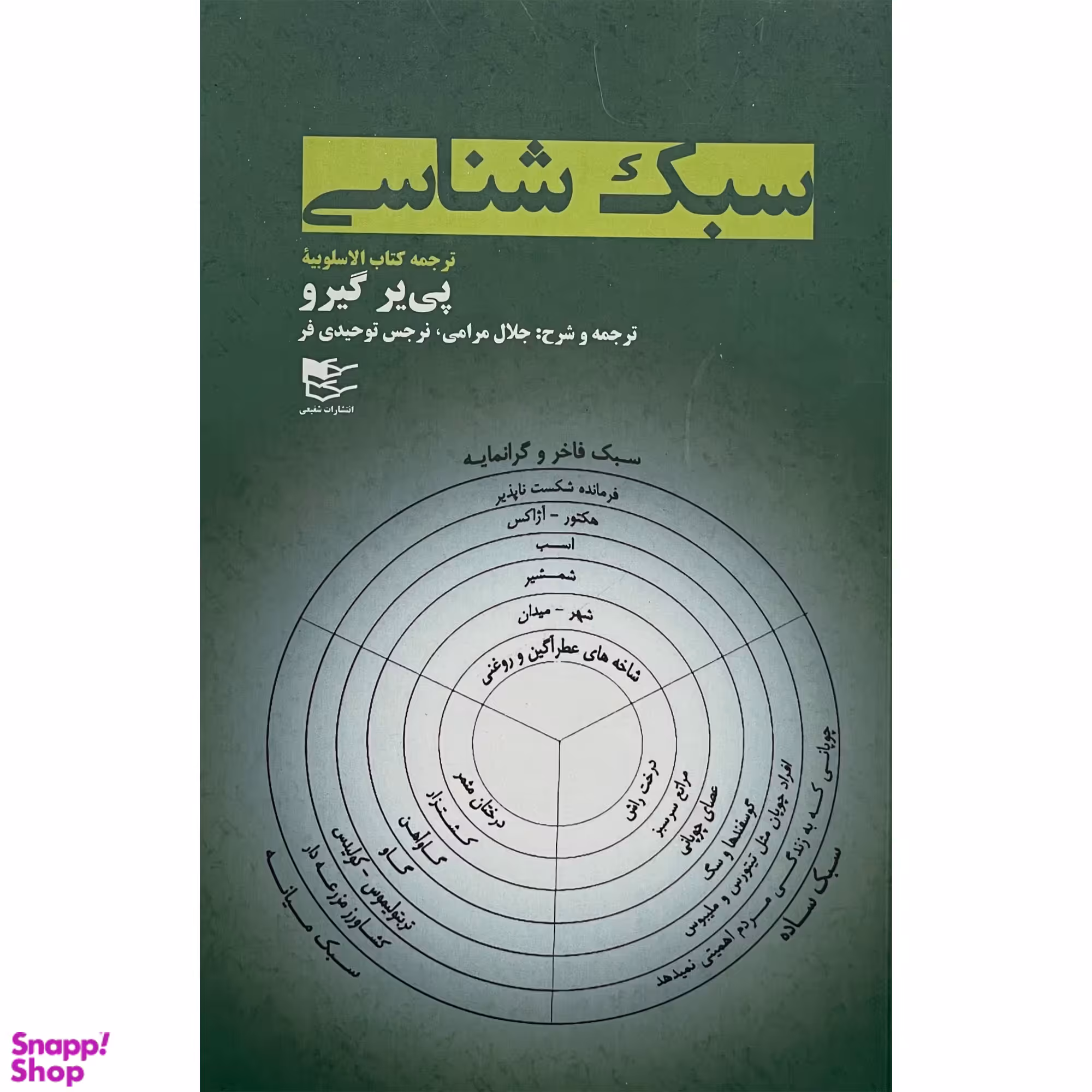 کتاب سبک شناسی اثر پی ير گيرو انتشارات شفيعی
