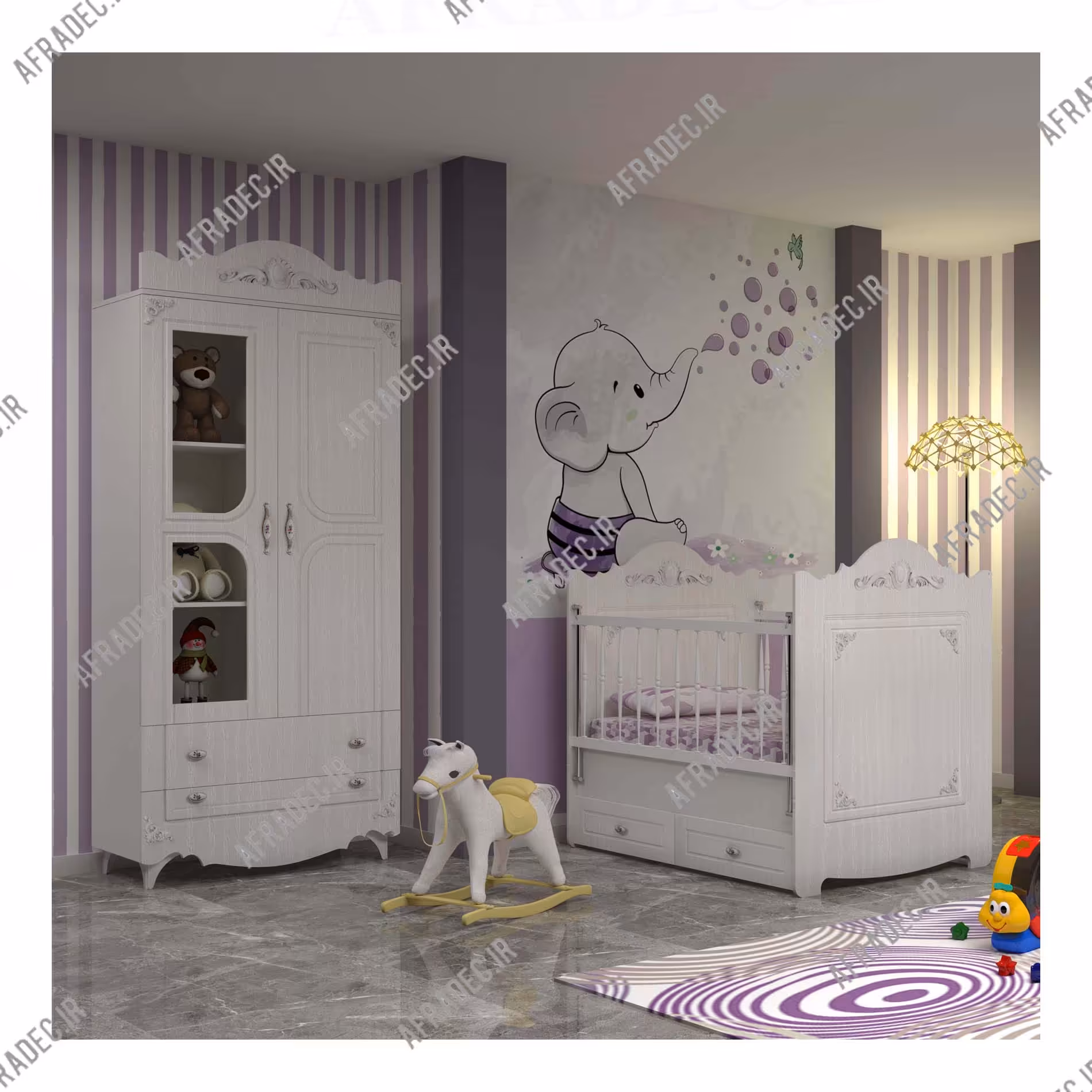 سرویس خواب نوزاد مدل سلطان