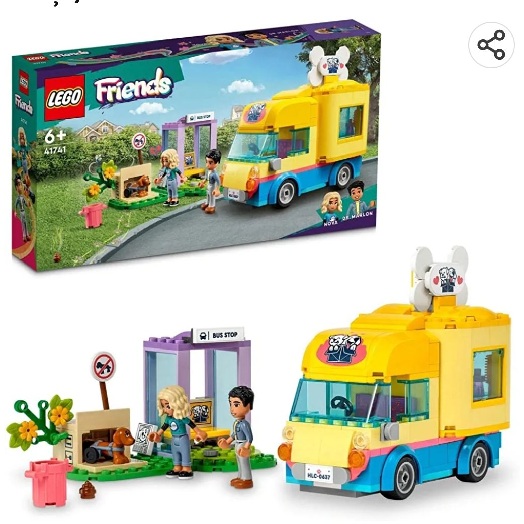 لگو فرندز ماشین41742برند لگو دانمارک اورجینال