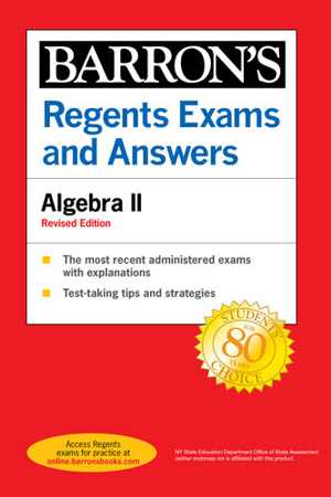 [EPUB] دانلود کتاب Regents Exams And Answers Algebra II Revised Edition, 2021