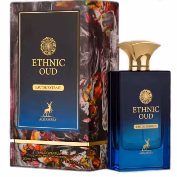 ادوپرفیوم الحمبرا اتنیک عود Alhambra ethnic oud مردانه حجم 100 میلی لیتر