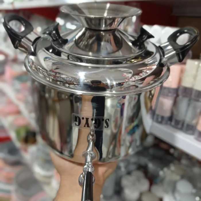 کتری شیر داراستیل 6لیتری شقایق