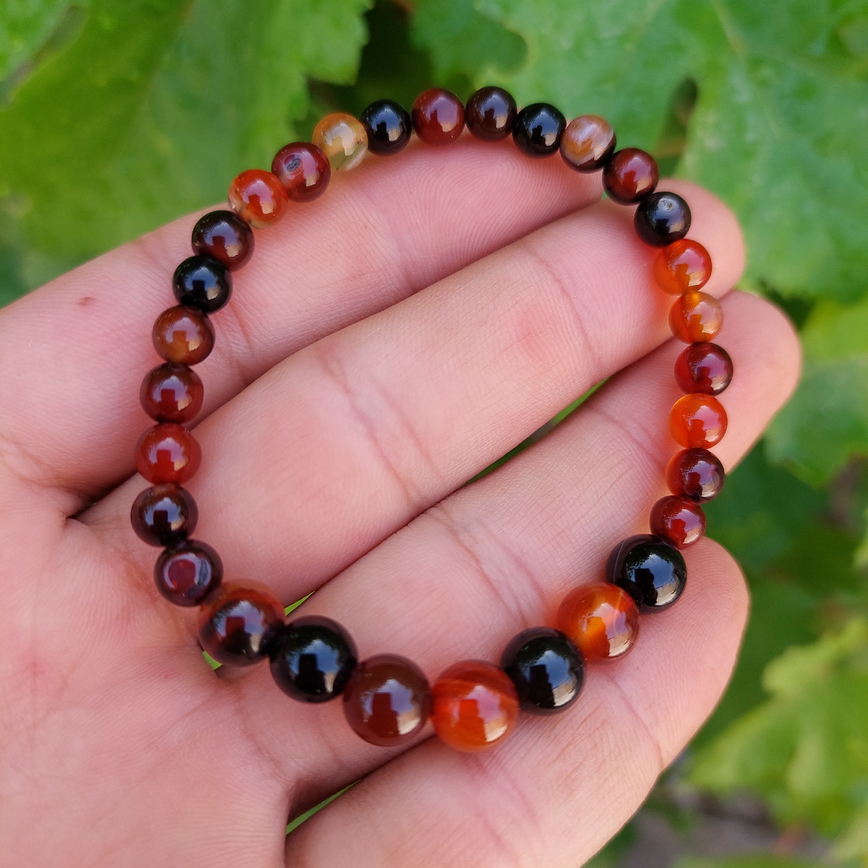 دستبند سنگ عقیق سلیمانی