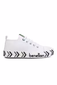 اسنیکر سفید دخترانه و پسرانه بچگانه ® | Bn 30640 3394 مشکی کفش ورزشی بچه گانه Benetton