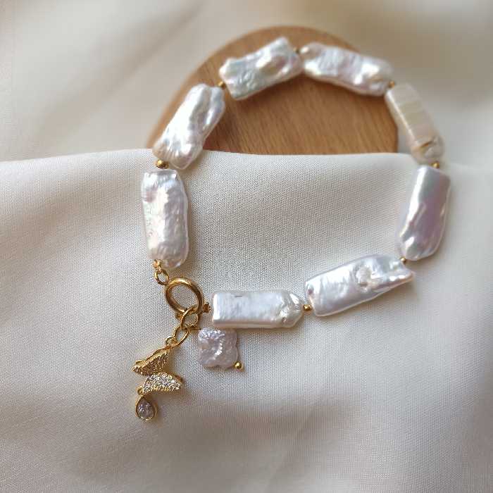 دستبند مر ارید باروک مستطیلی 