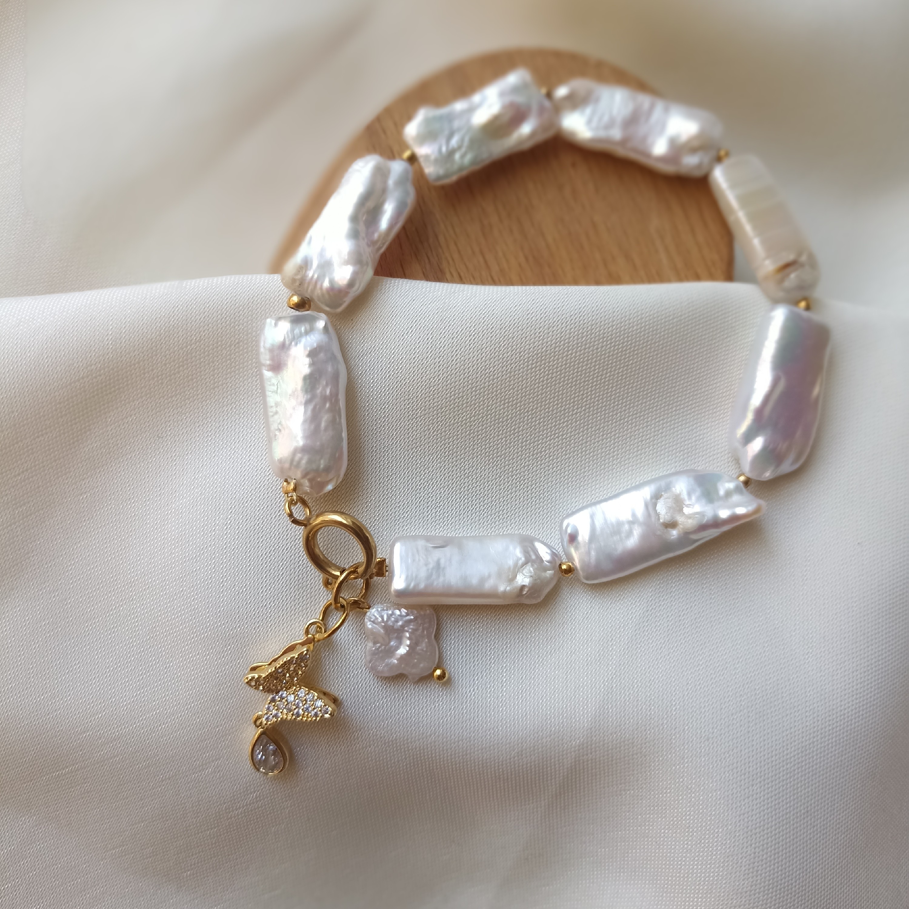 دستبند مر ارید باروک مستطیلی 