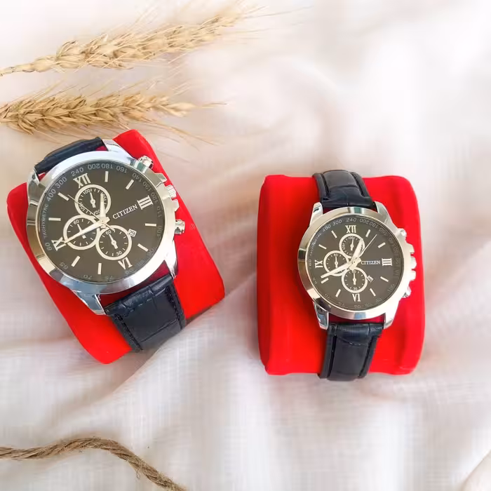 ست ساعت زنانه و مردانه سیتیزن شش ماه گارانتی موتور 