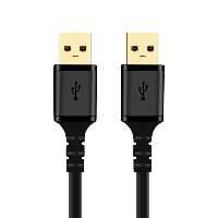 کابل لینک  شیلددار USB 3.0 کی نت پلاس به طول 1 متر knet plus USB3.0 AM to USB3.0 AM Cable