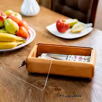 جعبه پذیرایی یا تی بگ چوبی کد 11047 با ارسال رایگان