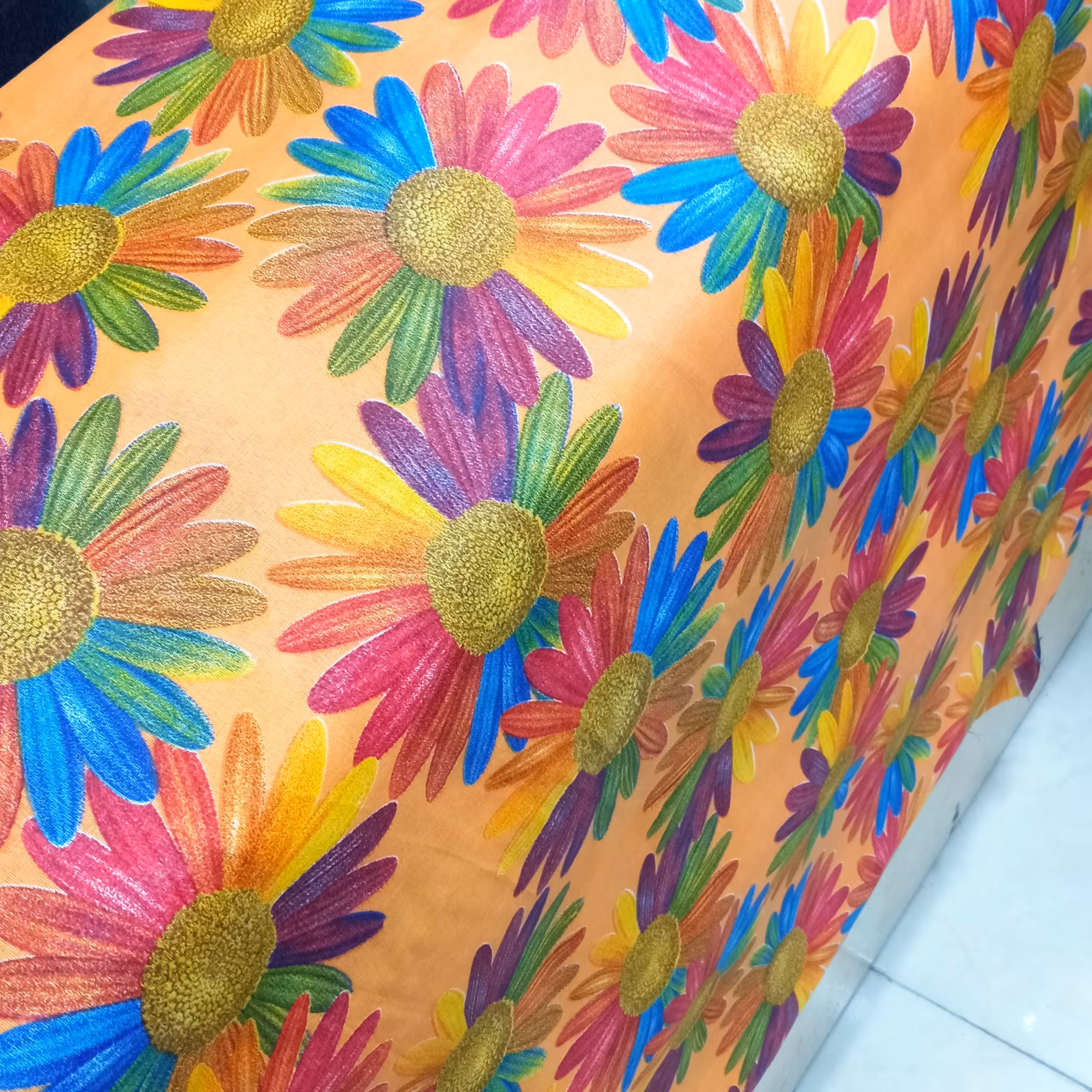 پارچه ملحفه گلدار کد 5