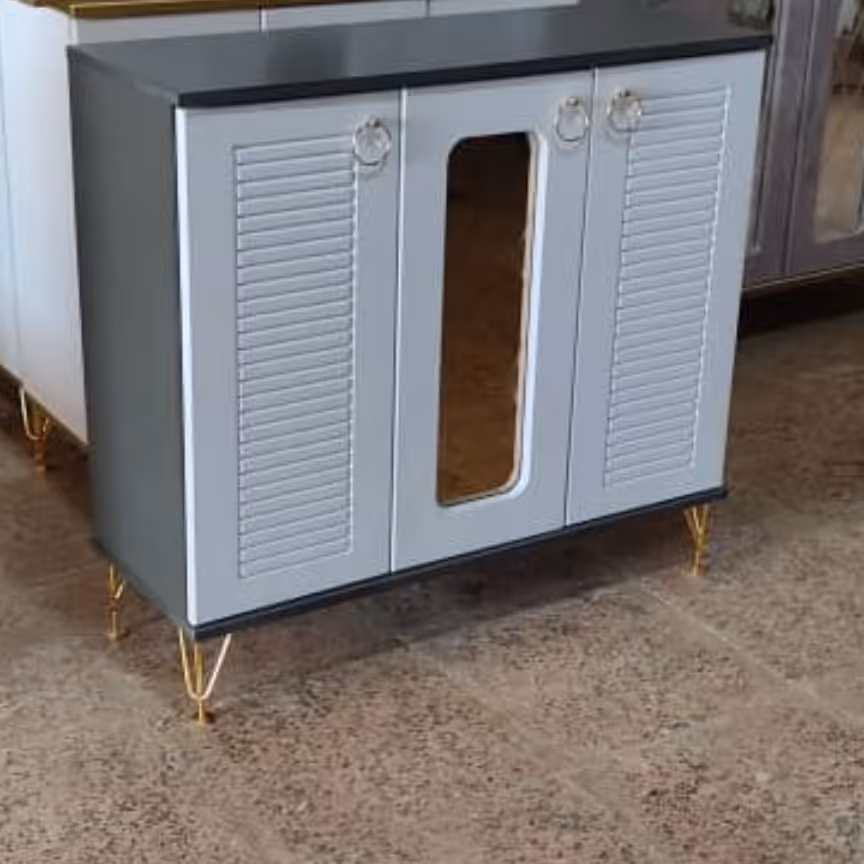 جاکفشی سه درب آینه خور(ارسال با باربری و پس کرایه است)