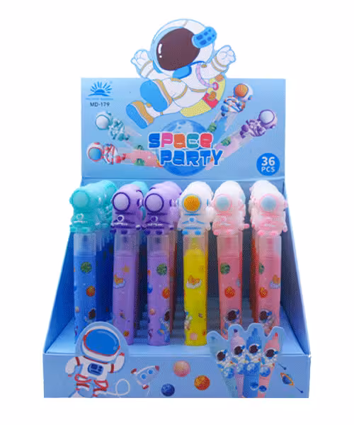 ماژیک علامت زن قلمی 3رنگ سرسیلیکونی بسته(36عددی)