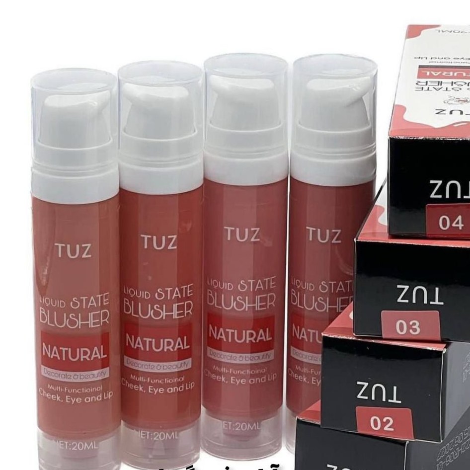 رژگونه مایع پمپی توز TUZ