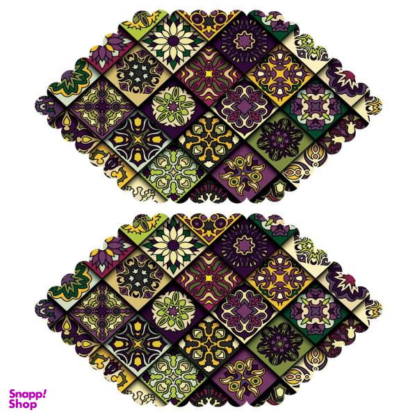 رومیزی رنس مدل T5-42077 سایز 50x30 سانتی متر مجموعه 2 عددی